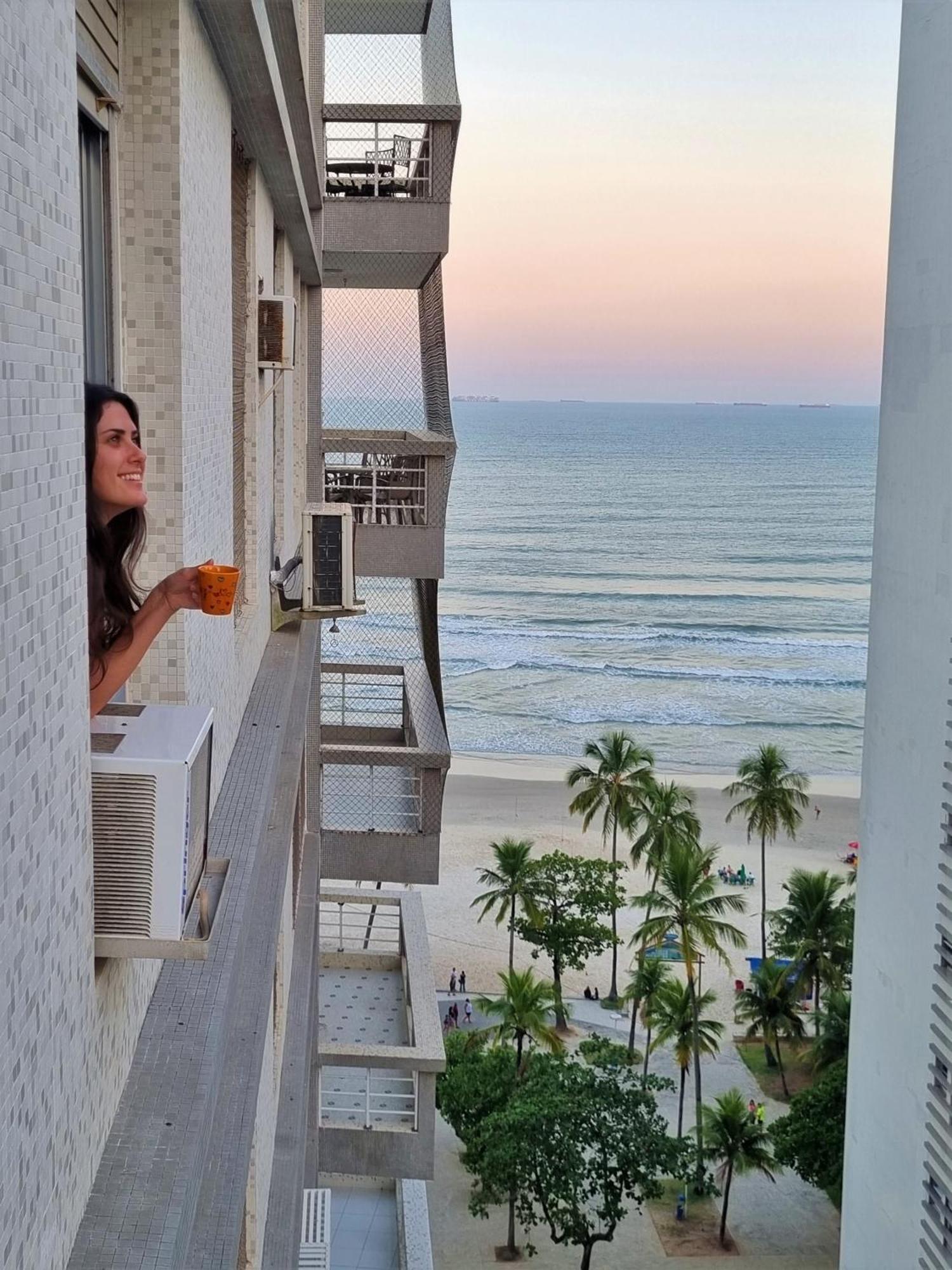 Apto Pe Na Areia Praia Das Pitangueiras - Centro Guaruja Exterior photo
